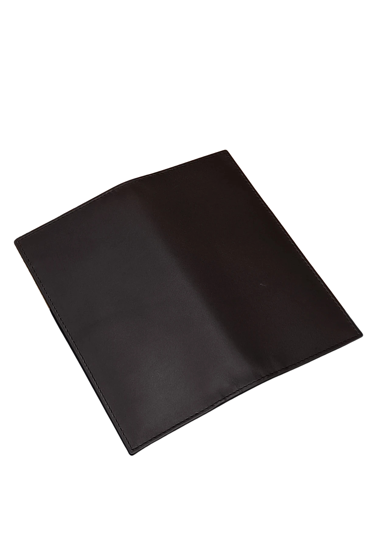 Men’s Brown Leather Long Wallet - Slim Design