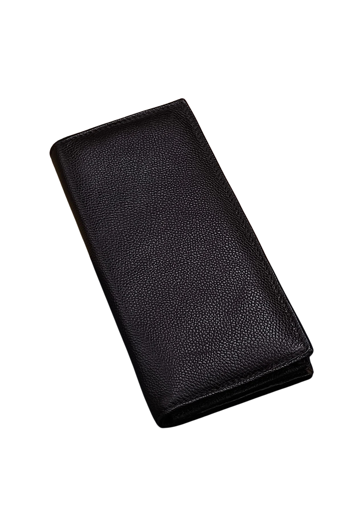 Men’s Dark Brown Leather Wallet - Slim Bifold Design
