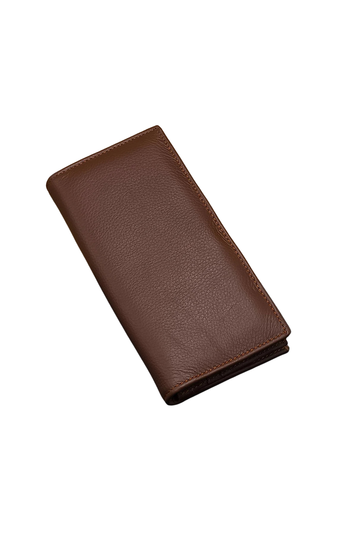 Men’s Dark Brown Leather Wallet - Stylish Bifold Slim Fit