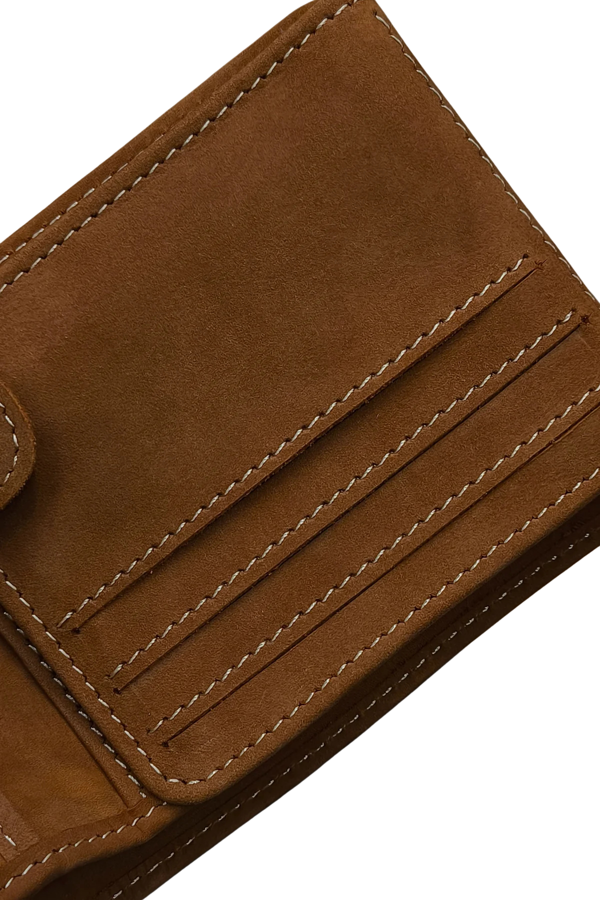 Tan Leather Bifold Wallet – Handcrafted & Durable