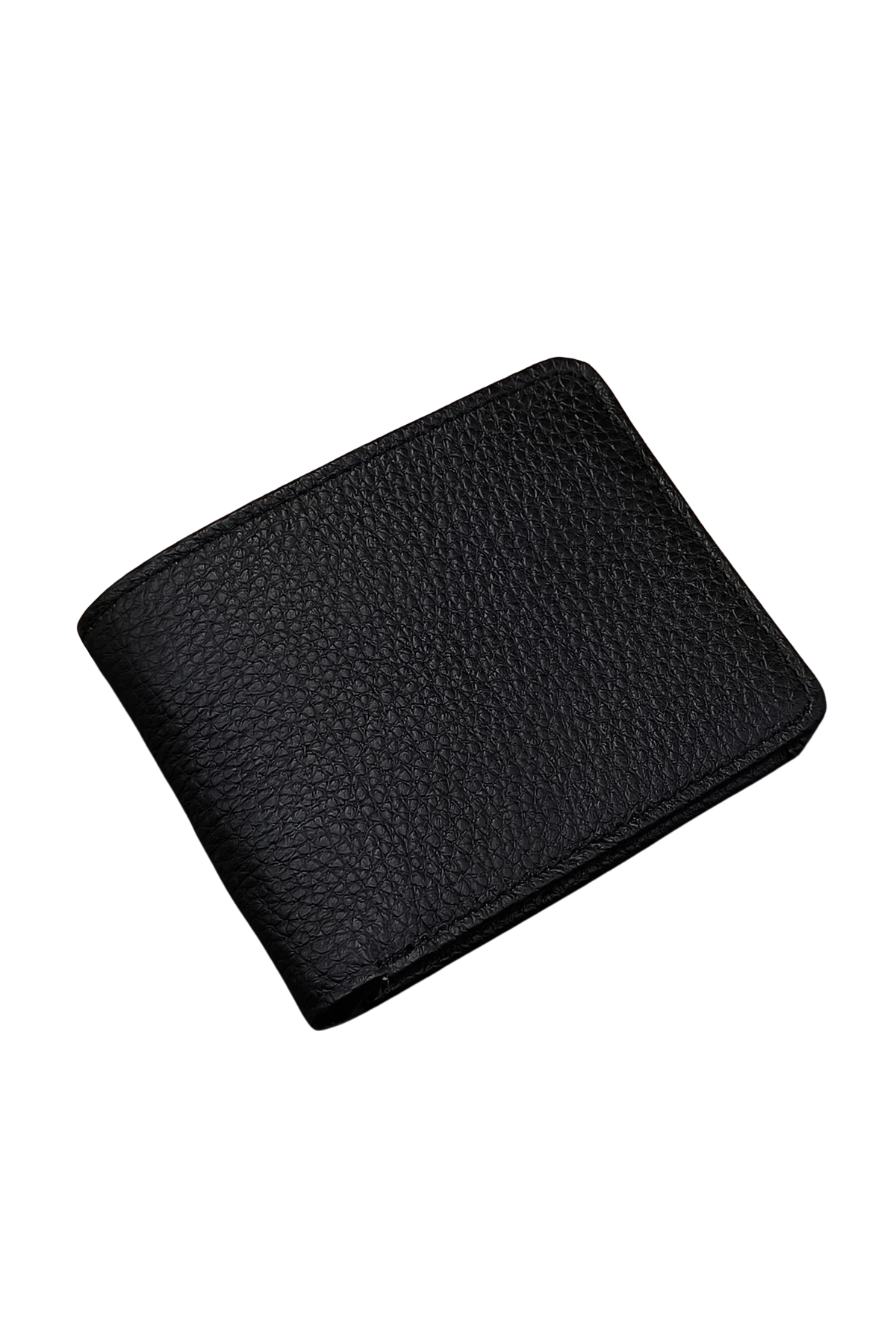 Luxury Black Leather Wallet - Slim Bifold