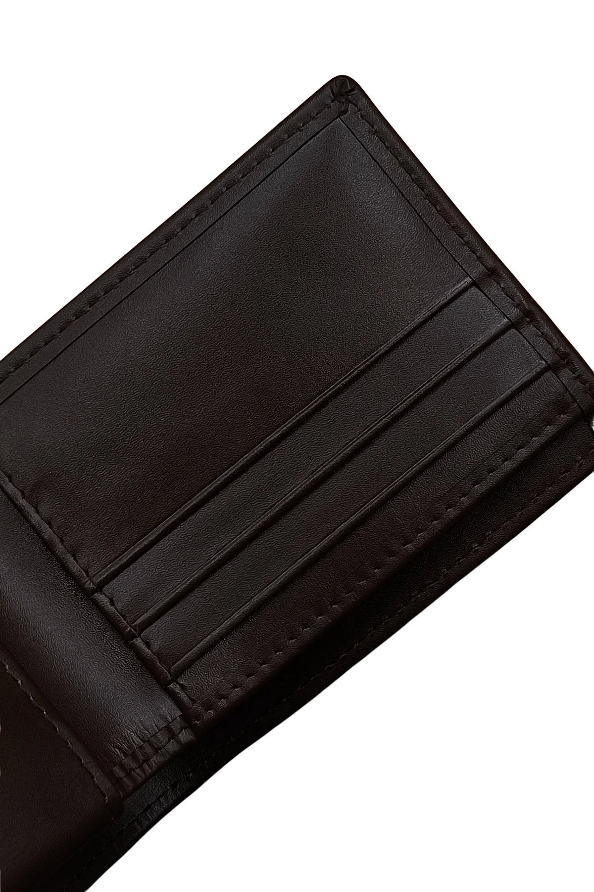 Classic Dark Brown Leather Bifold Wallet
