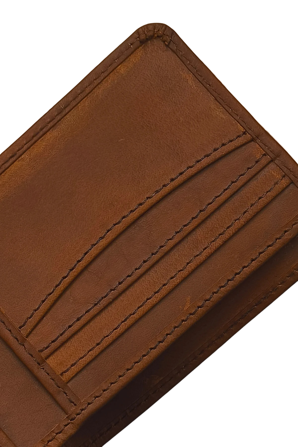 Brown Leather Bifold Wallet for Men - Sleek and Durable Design