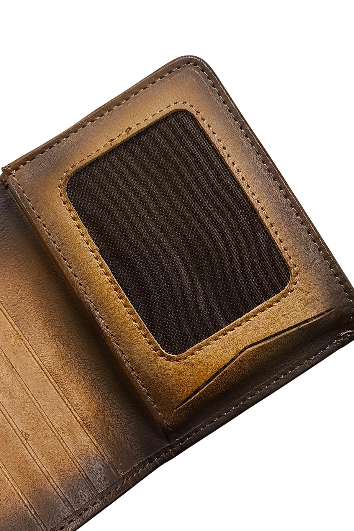 Hand-Burnished Leather Wallet – Simple and Slim for Men