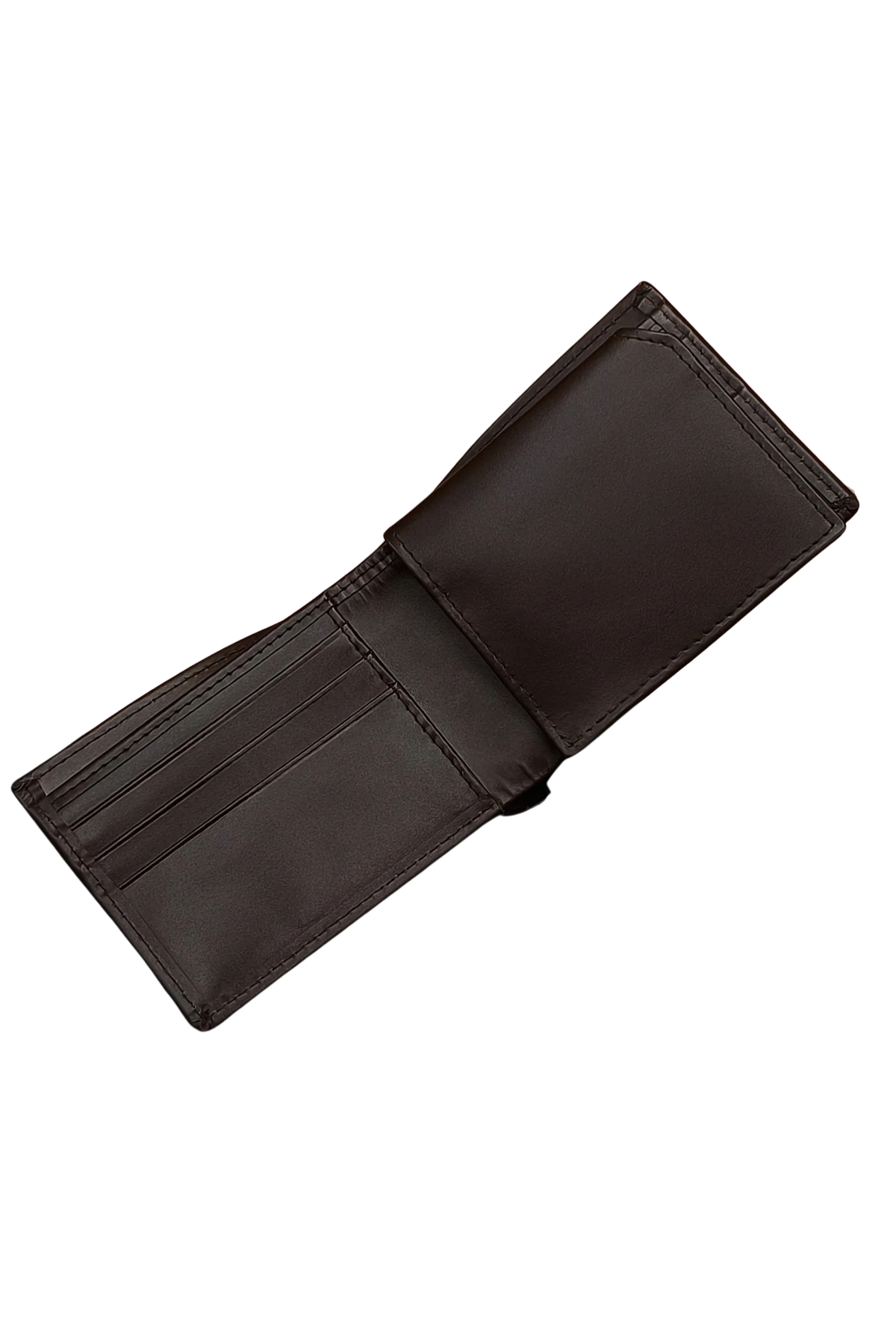Classic Dark Brown Leather Bifold Wallet