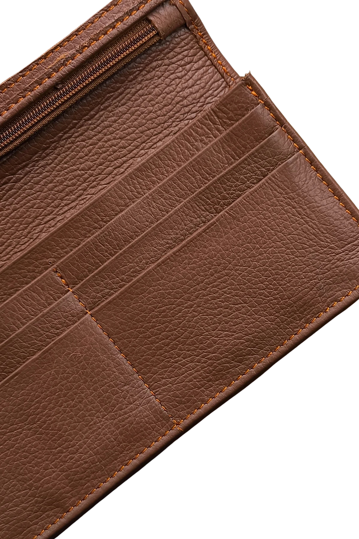 Men’s Dark Brown Leather Wallet - Stylish Bifold Slim Fit