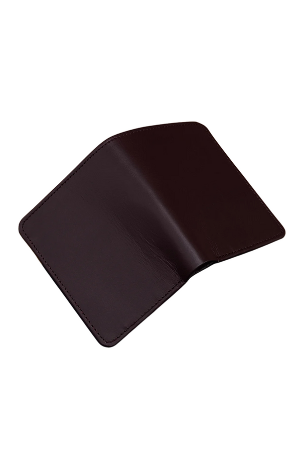 Stylish Maroon Leather Bifold Wallet for Men - Slim & Durable