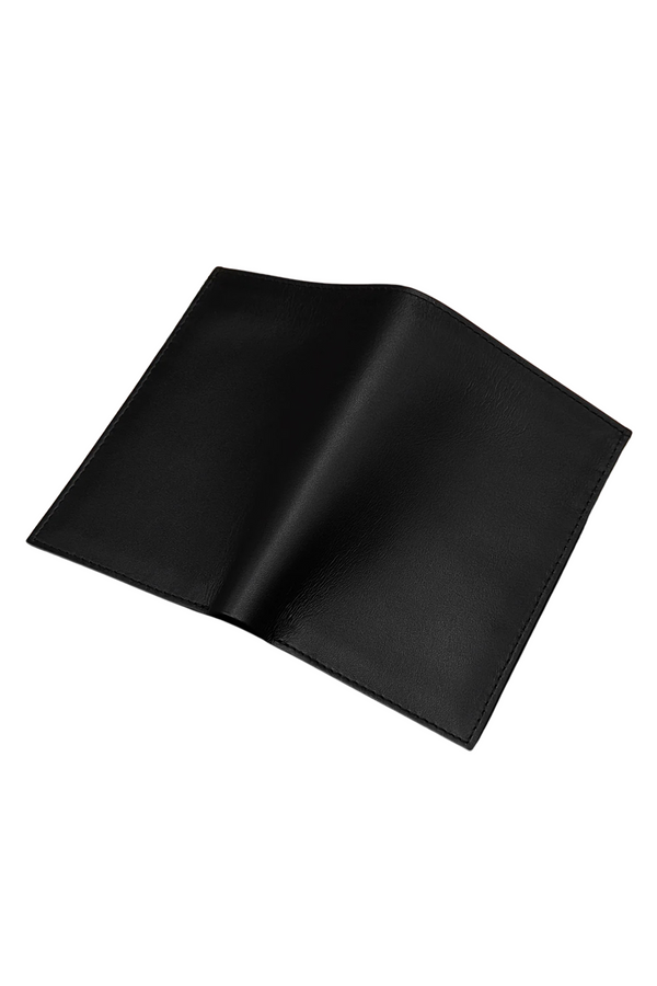 Men’s Black Leather Wallet - Classic Slim Bifold Design