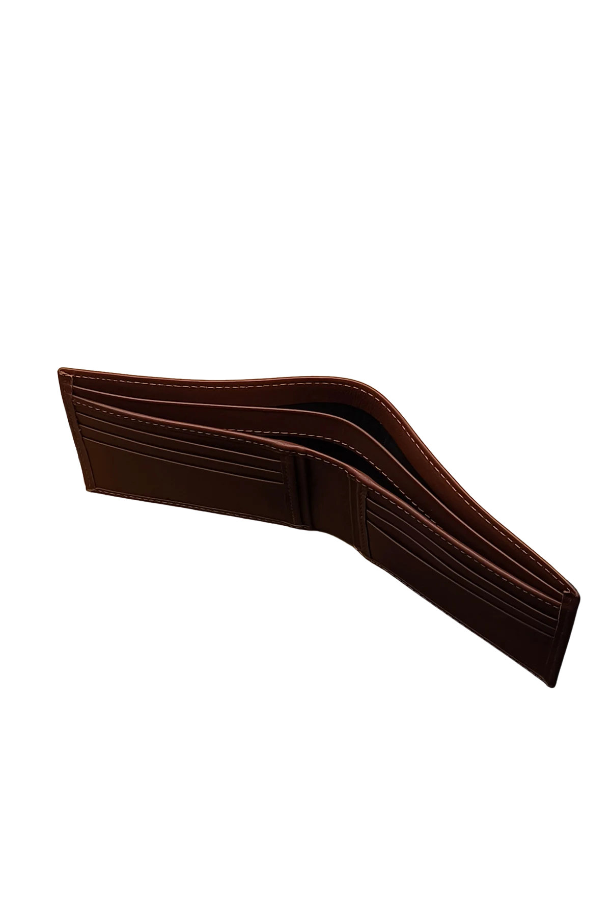 Men’s Classic Brown Leather Wallet – Bifold Slim Design