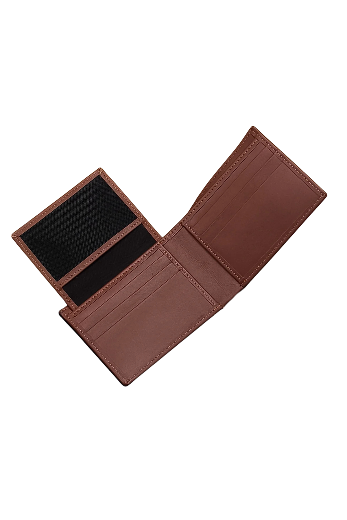 Classic Brown Leather Bifold Walle - Sleek & Practical Design