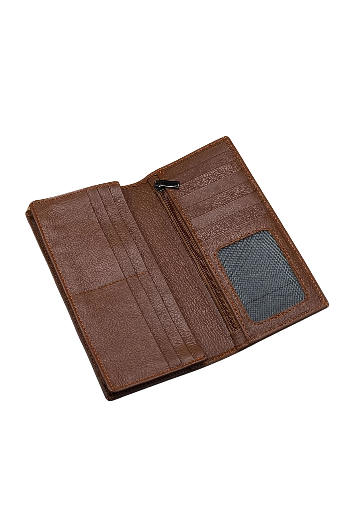 Men’s Dark Brown Leather Wallet - Stylish Bifold Slim Fit