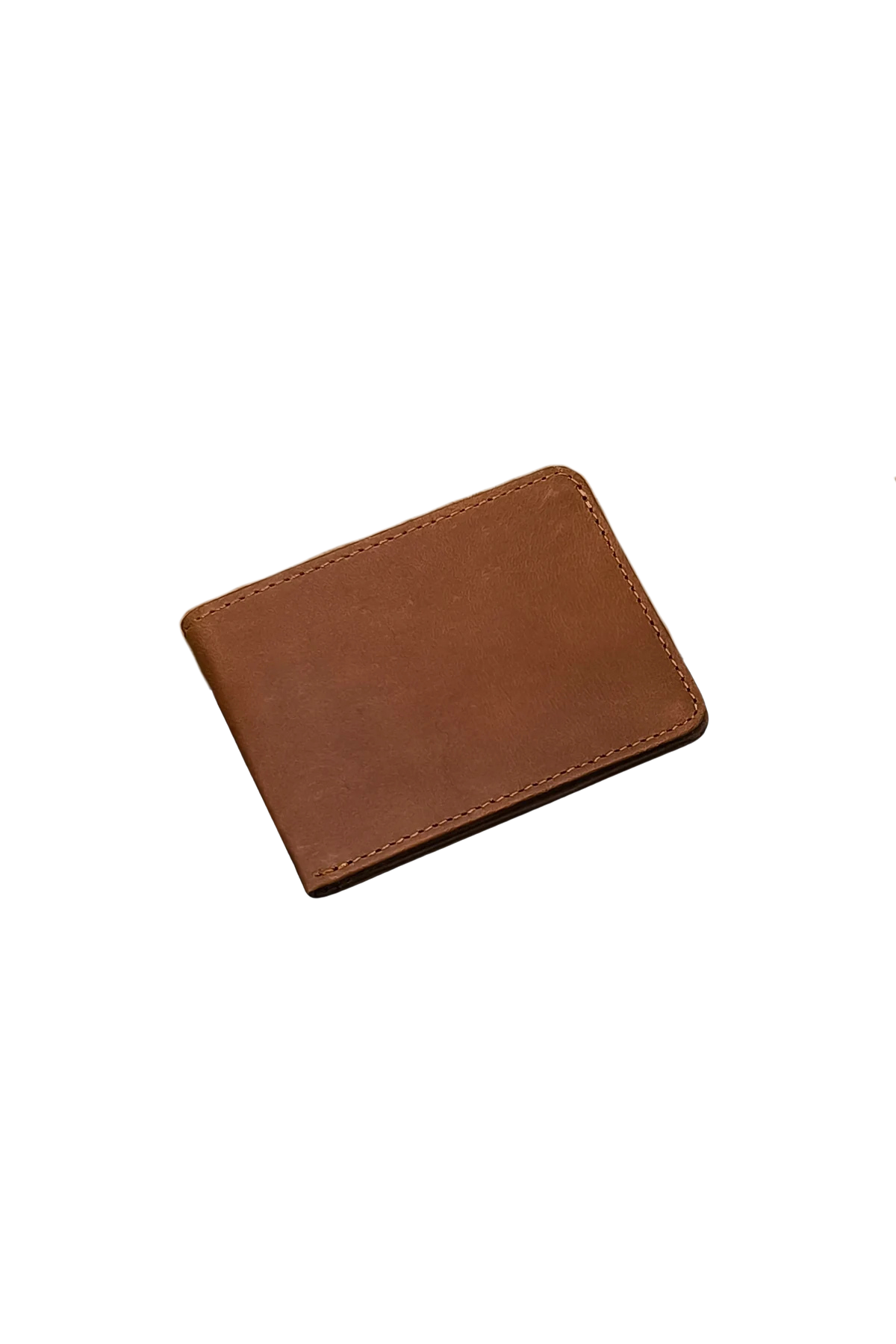 Tan Leather Slim Bifold Wallet - Elegant & Minimalist Design