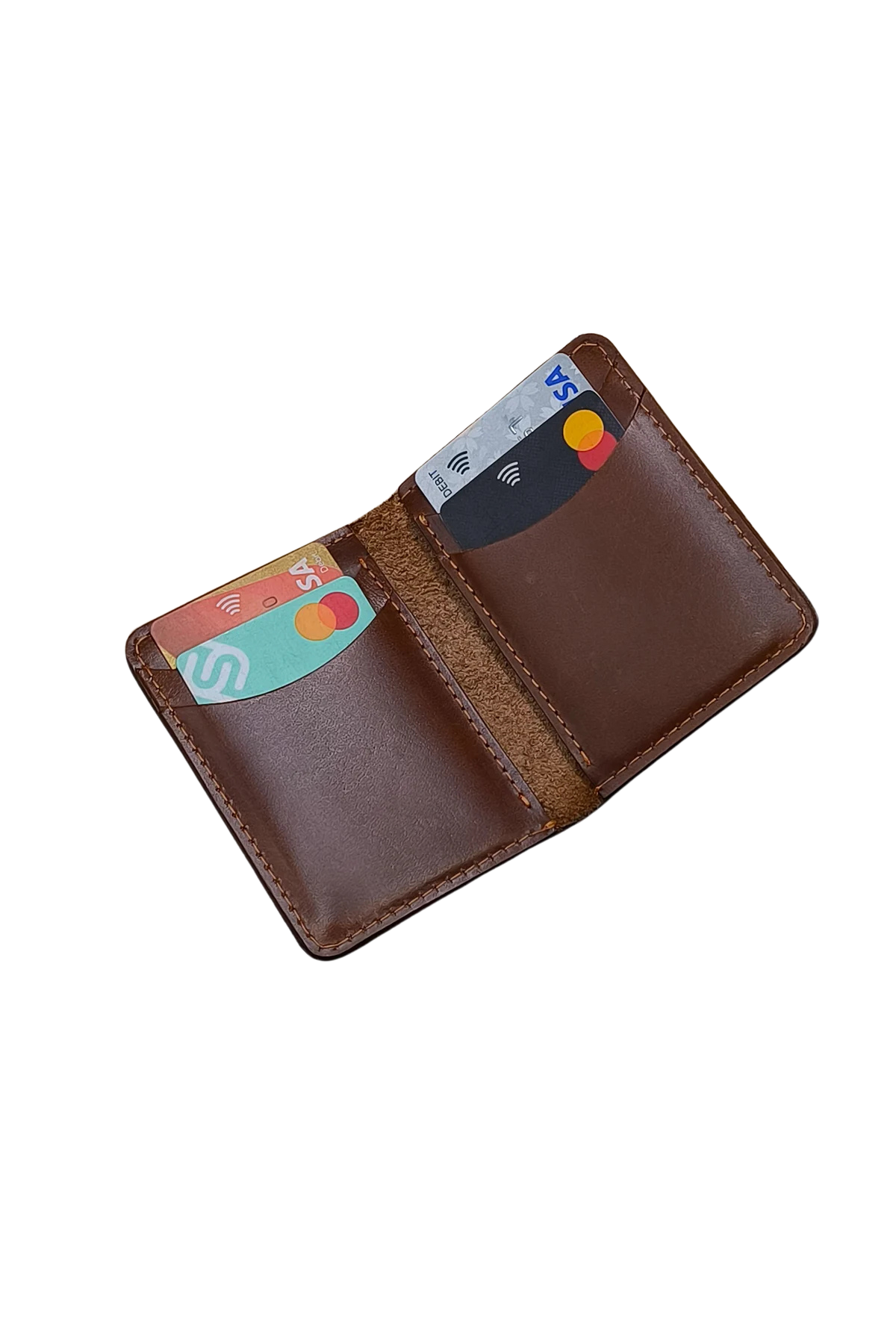 Rich Brown Leather Bifold Wallet for Men