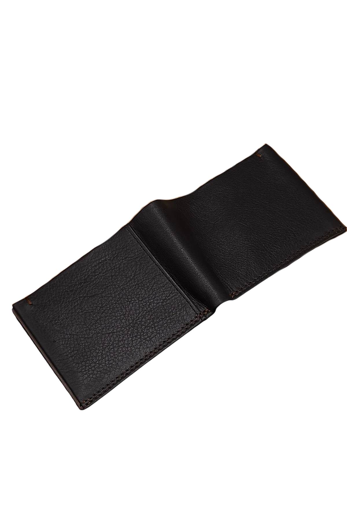 Classic Black Leather Bifold Wallet – Slim & Functional