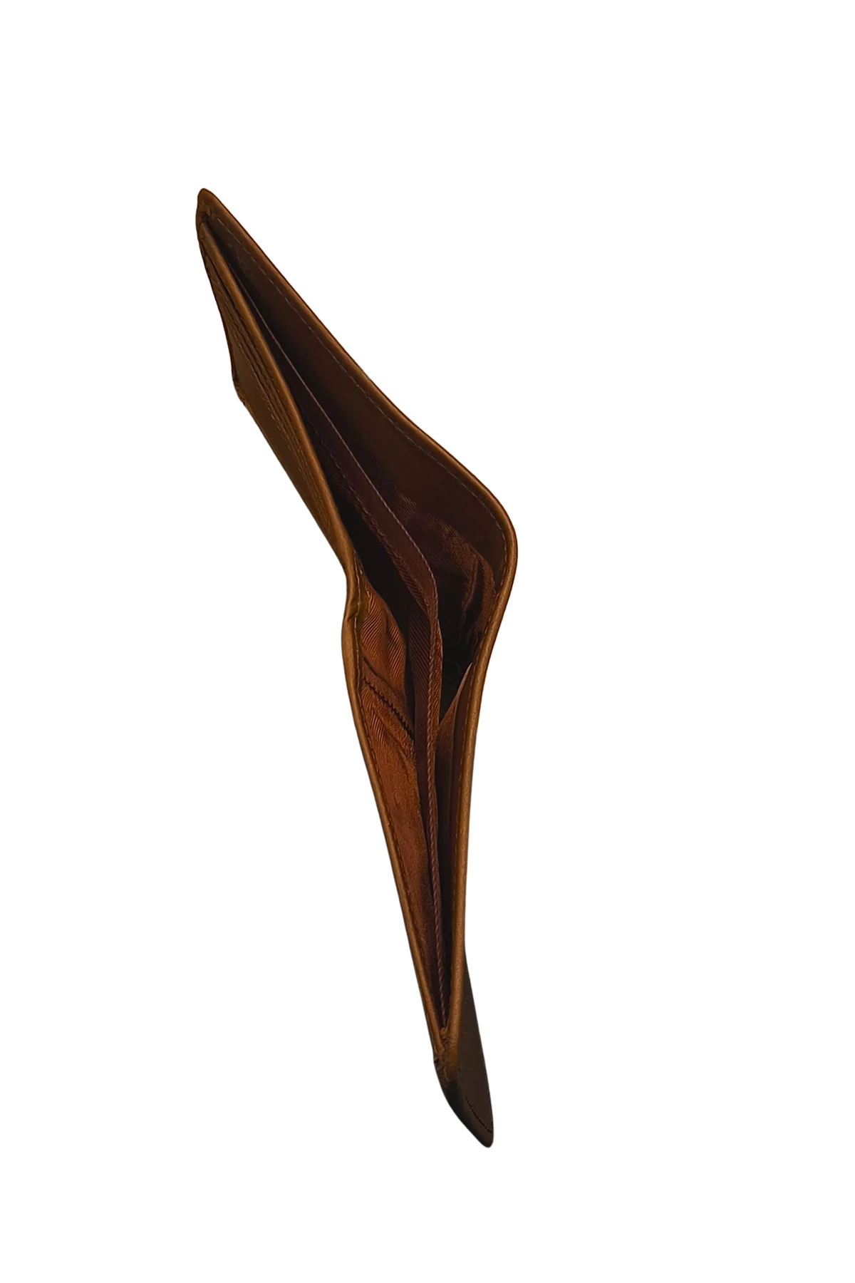 Brown Leather Bifold Wallet for Men - Sleek and Durable Design