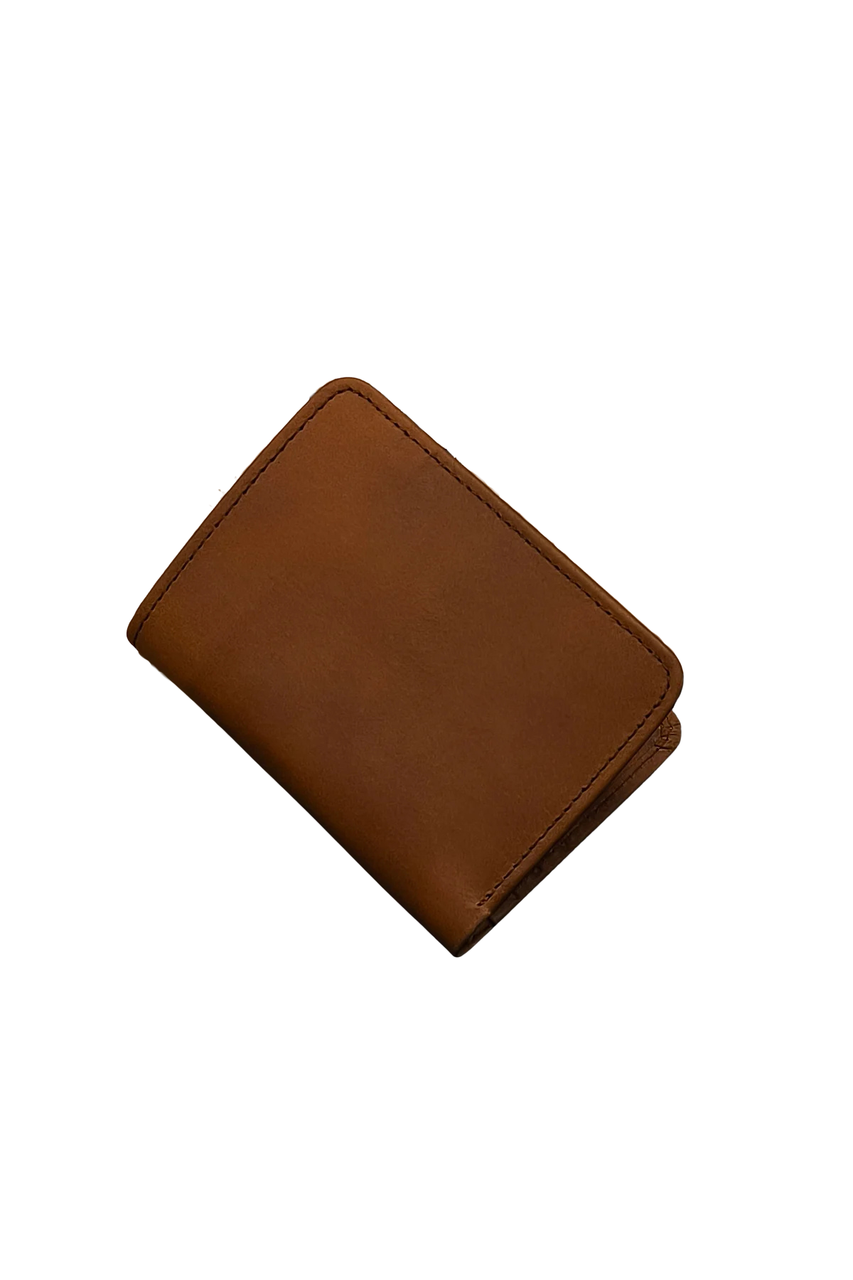 Slim MUSTARD Leather Bifold Wallet for Men