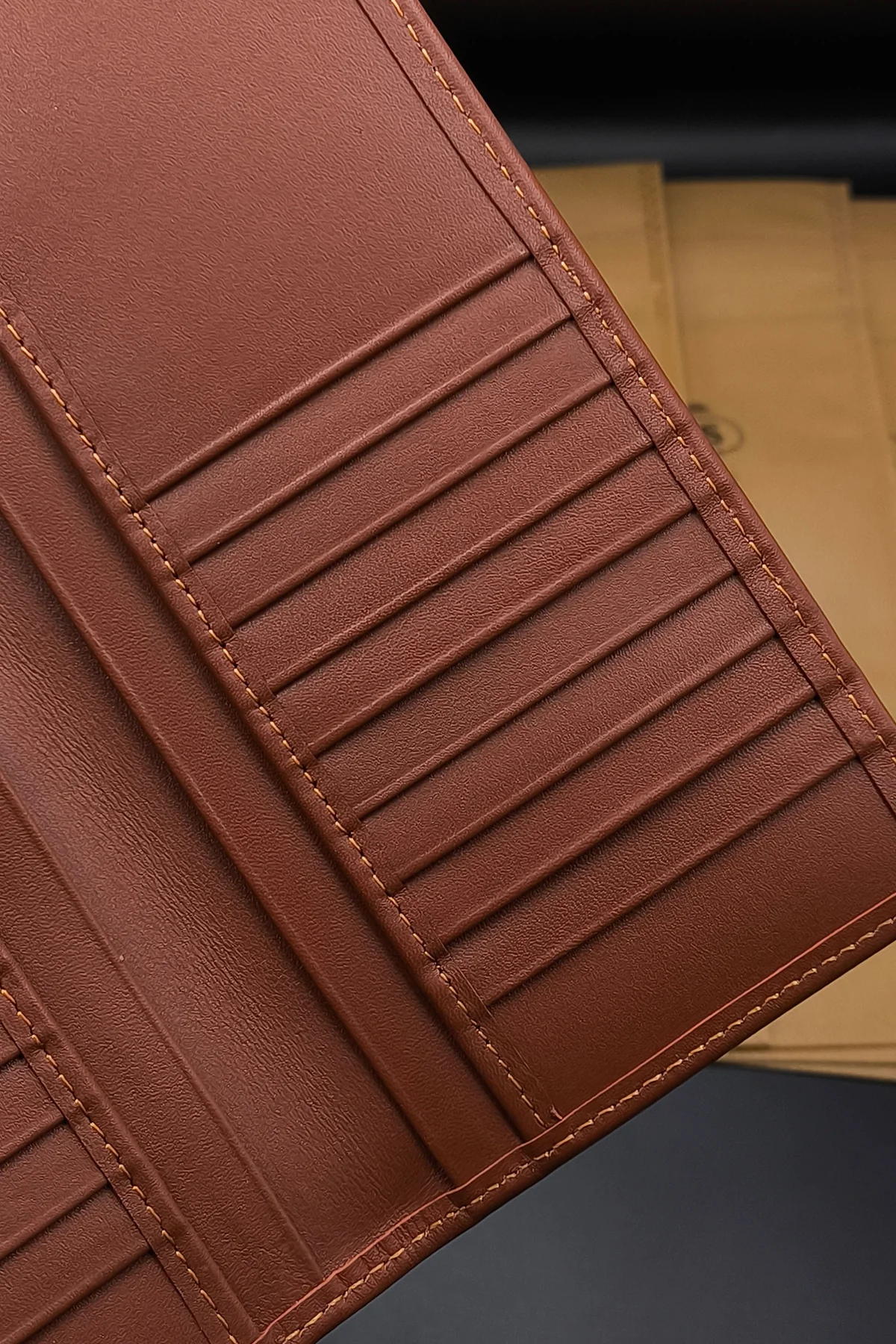 Men’s Brown Leather Wallet - Sleek and Slim Design