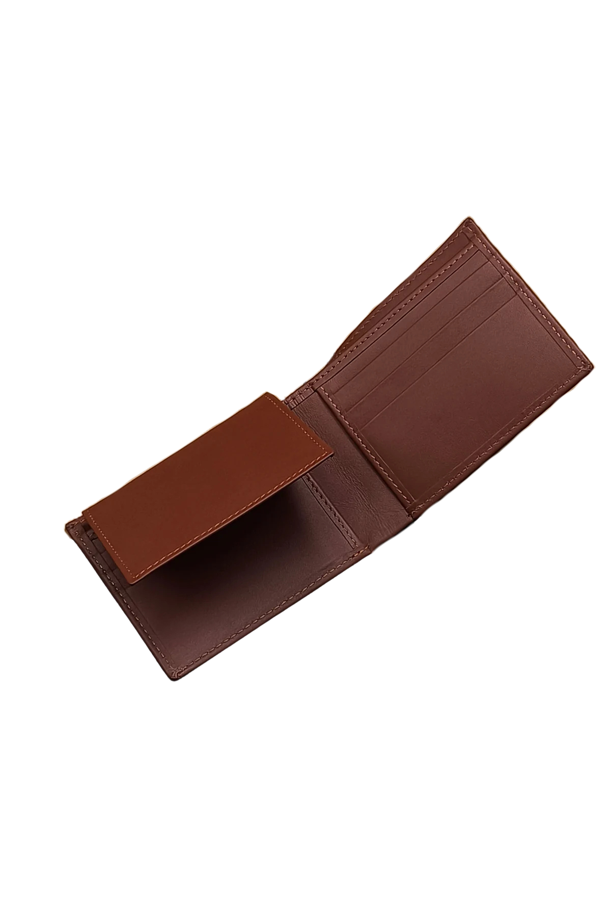Classic Brown Leather Bifold Walle - Sleek & Practical Design
