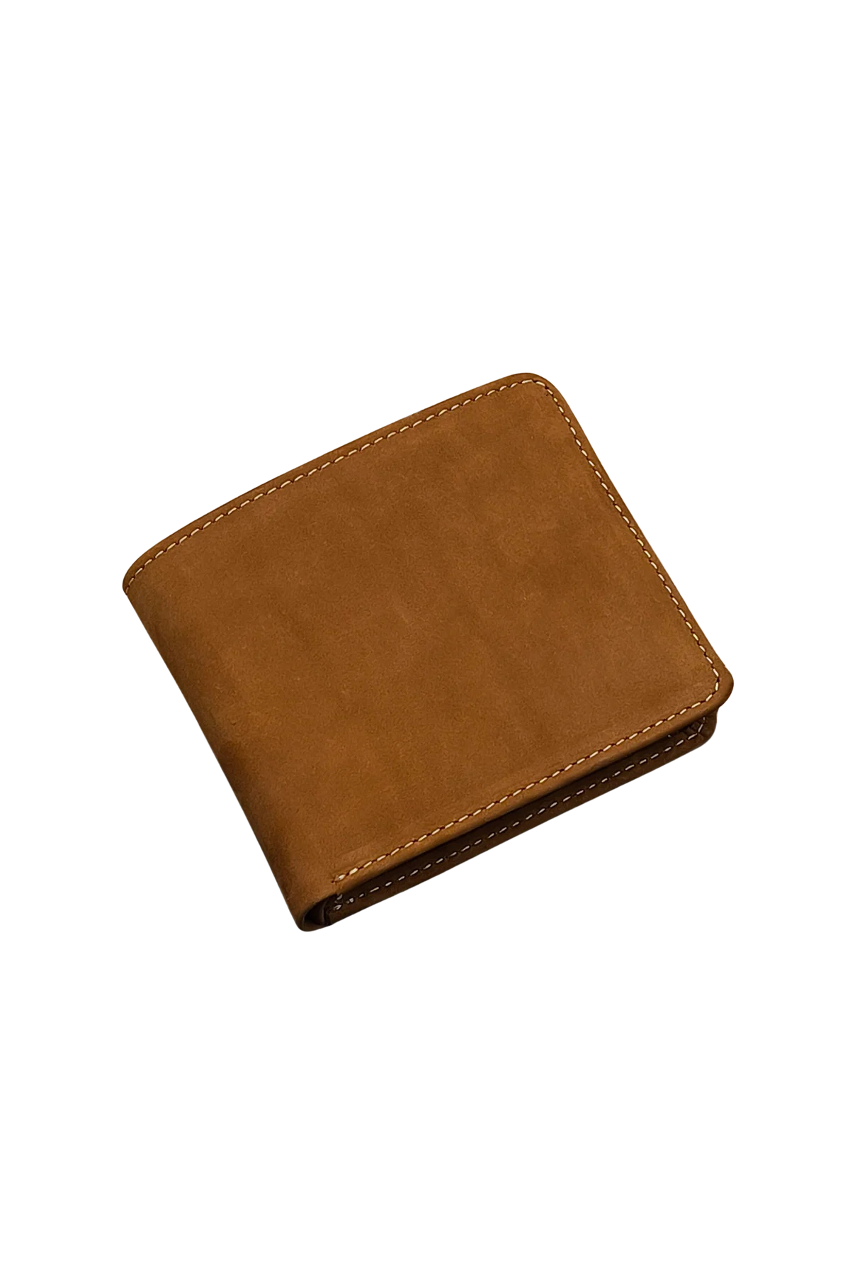Tan Leather Bifold Wallet – Handcrafted & Durable