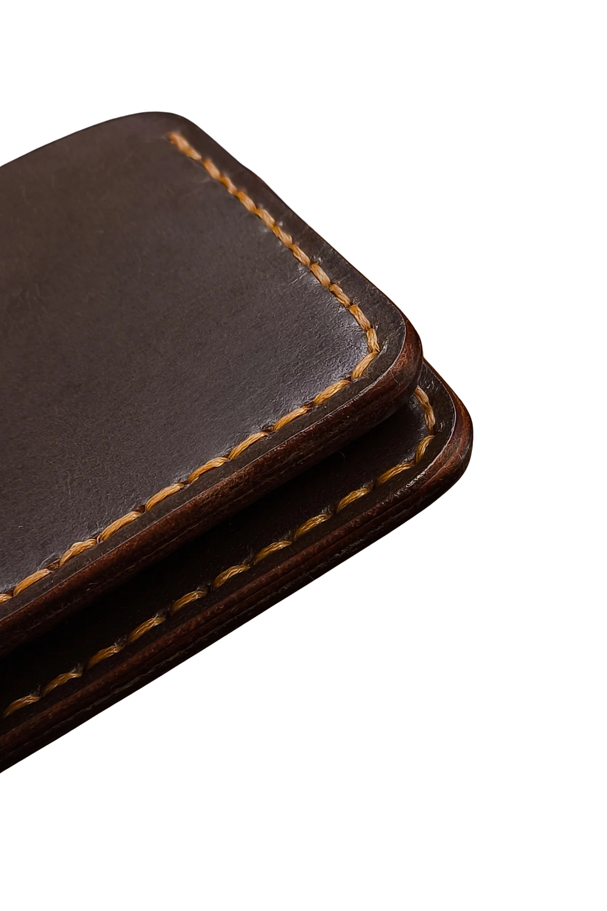 Classic Dark Brown Leather Bifold Wallet - Timeless & Durable Design