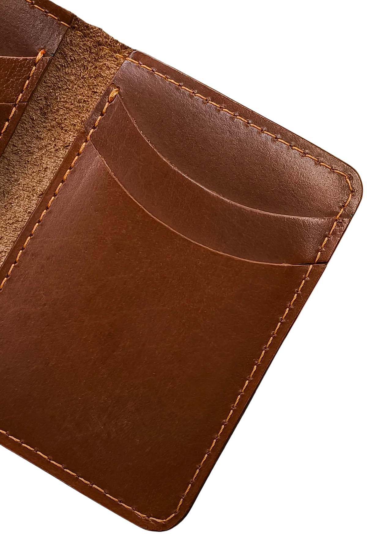 Rich Brown Leather Bifold Wallet for Men