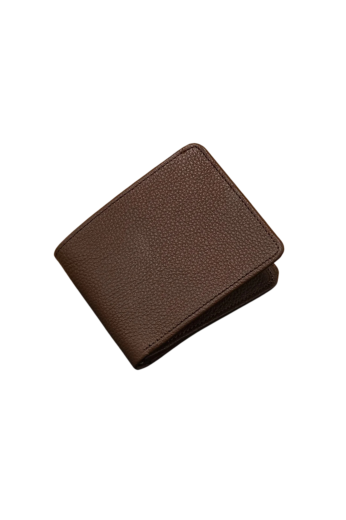 Men’s Brown Leather Wallet with Coin Pocket