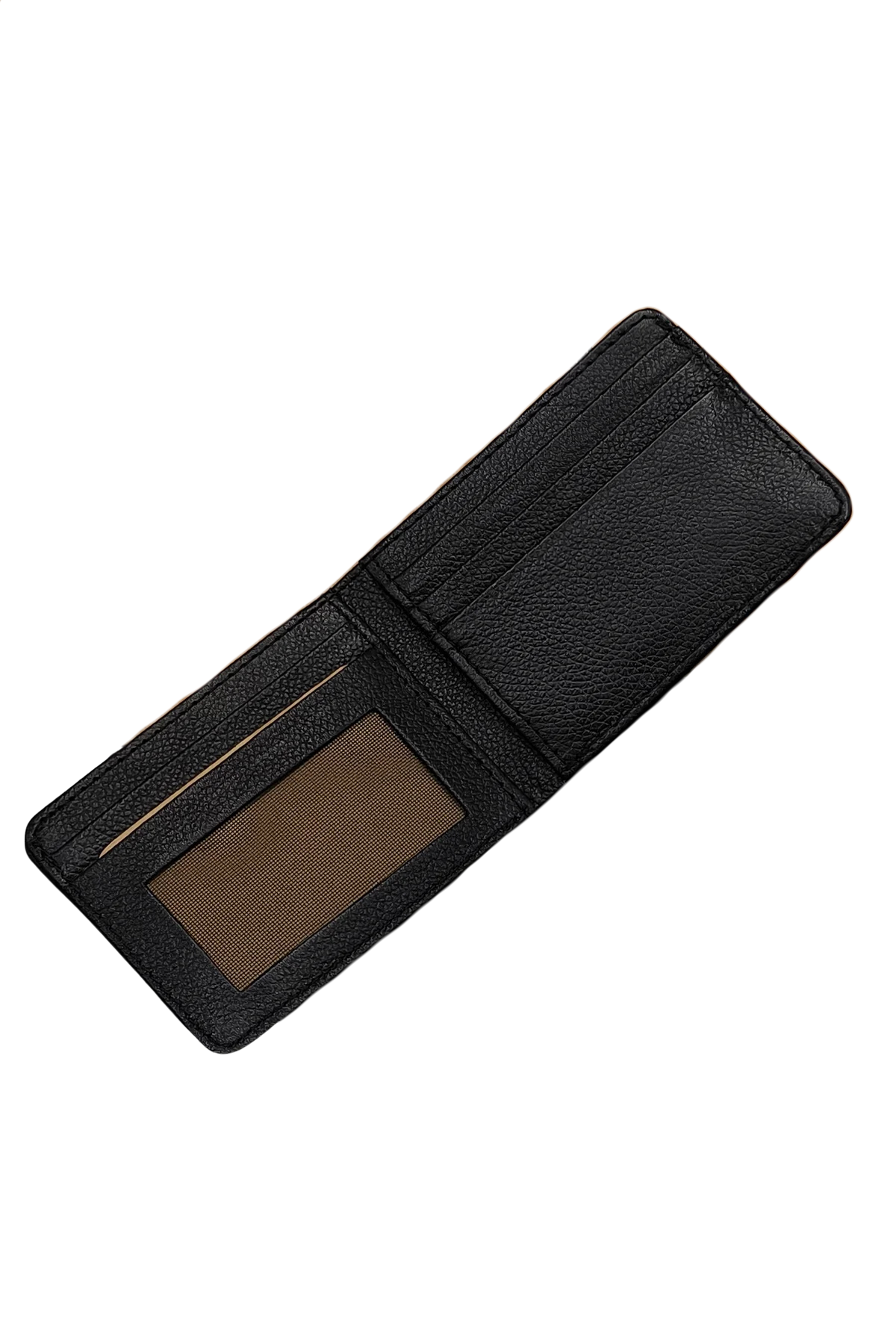 Black Leather Cardholder Wallet – Elegant, Slim Design