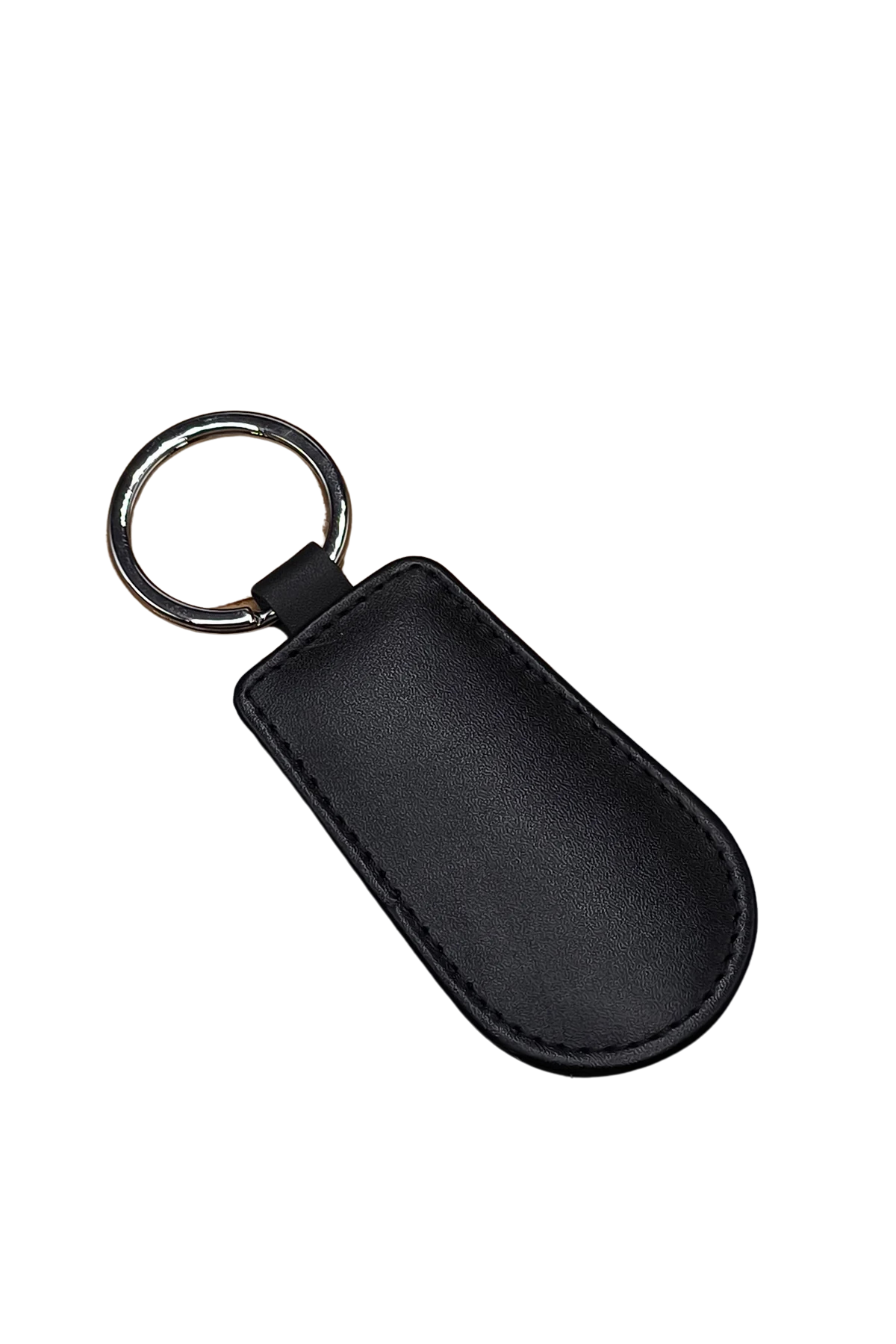 Men’s Black Leather Wallet with Keychain