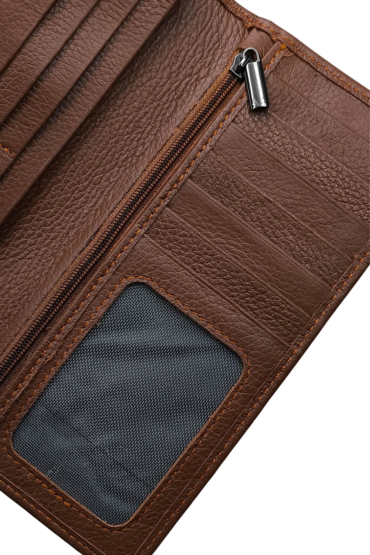 Men’s Dark Brown Leather Wallet - Stylish Bifold Slim Fit