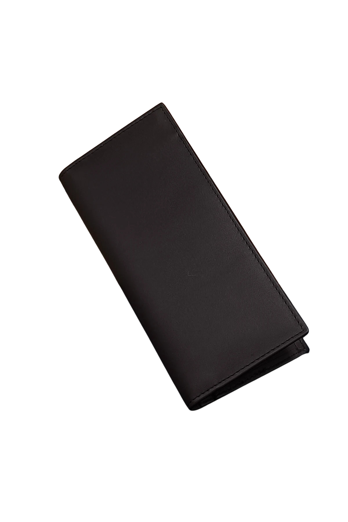 Men’s Brown Leather Long Wallet - Slim Design