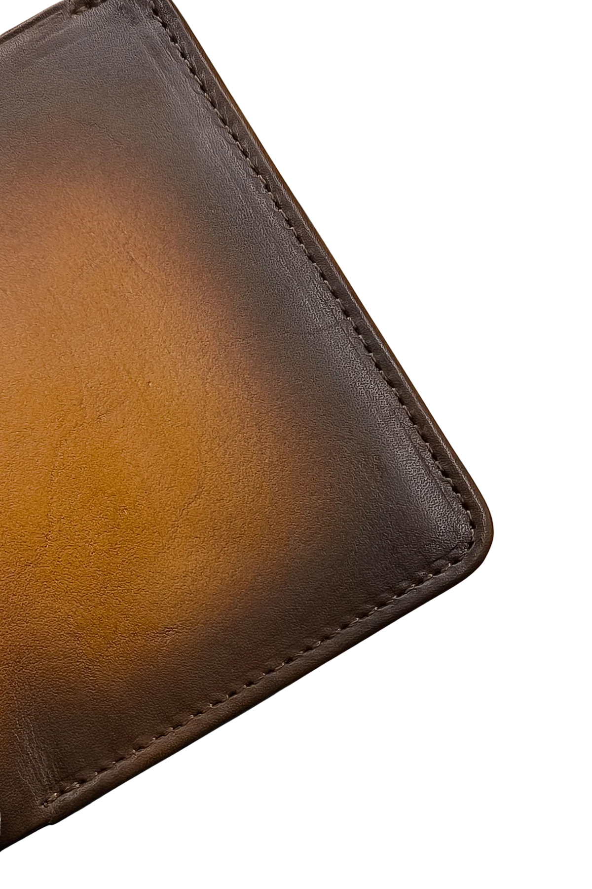 Hand-Burnished Leather Wallet – Simple and Slim for Men