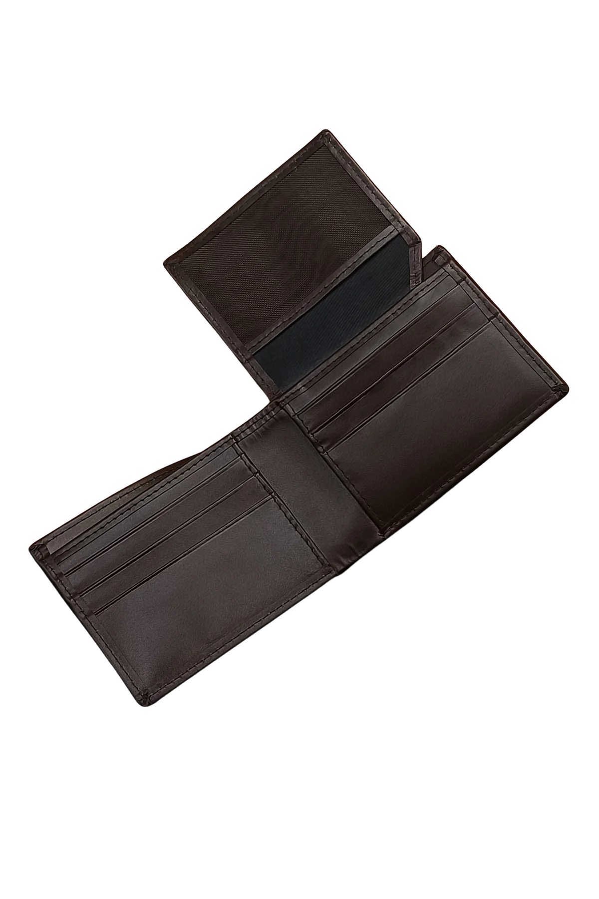 Classic Dark Brown Leather Bifold Wallet